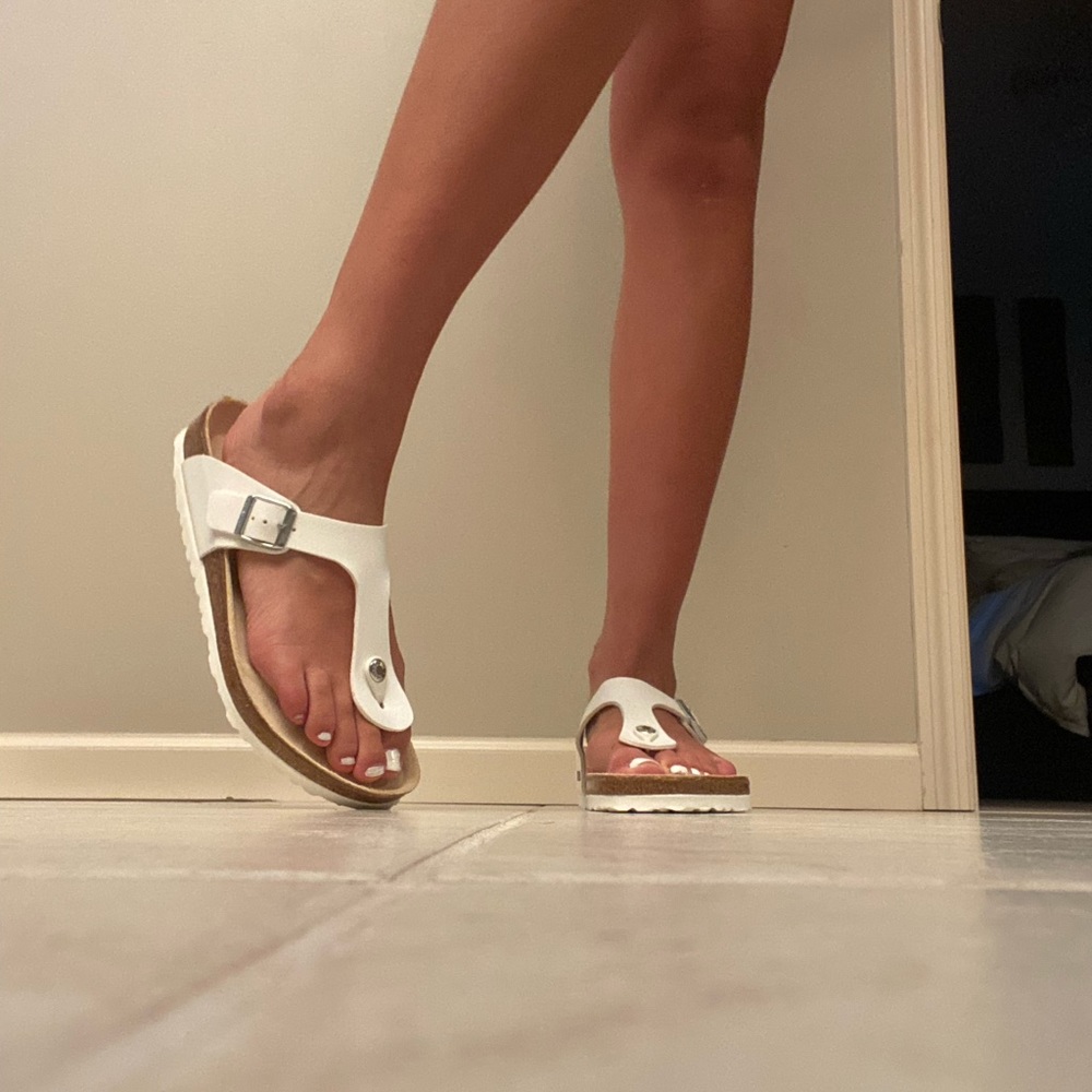 White Birkenstock